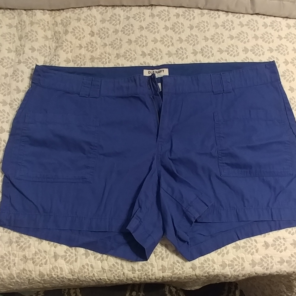 Old Navy Royal Blue Khaki Shorts